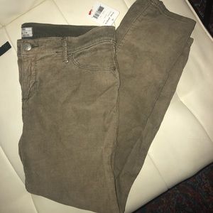 Olive cream pants